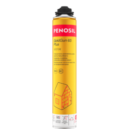 Didelės išeigos montavimo putos PENOSIL GoldGun 65 Plus, šviesiai geltona, 850 ml